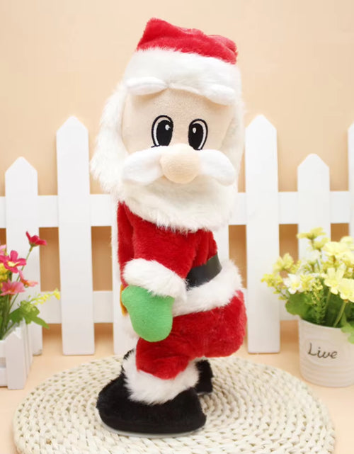 Load image into Gallery viewer, Electric Twerking Santa Toy Adorable Decorative Plush Toy for Kids Children Xmas Decoration Twerking Musical Santa Holiday Decor
