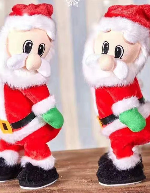 Load image into Gallery viewer, Electric Twerking Santa Toy Adorable Decorative Plush Toy for Kids Children Xmas Decoration Twerking Musical Santa Holiday Decor
