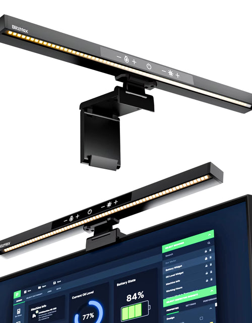 Load image into Gallery viewer, BM-ES1 plus Computer Monitor Light Bar,Wireless Remote Control Multiple Screen Lamp Dimmer Switch, E-Reading LED Hanging Light
