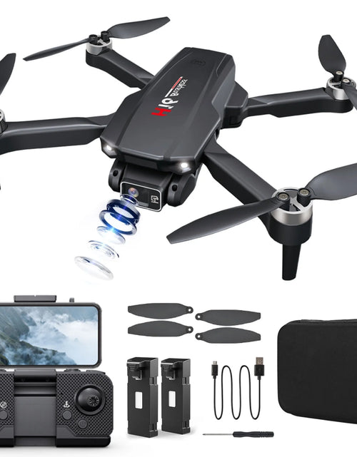 Load image into Gallery viewer, H16 Drone with Camera for Adults 4K, Foldable Drone for Beginners with Brushless Motor, Optical Flow Positioning, with 2 Batteries and Carrying Case
