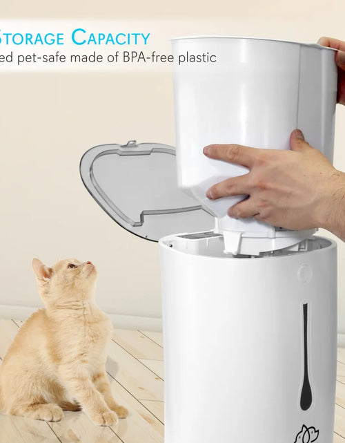 Load image into Gallery viewer, SLAPF30 - Smart Automatic Cat &amp; Dog Food Dispenser - Digital Pet Feeder with Voice Message Playback
