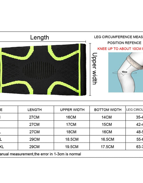 Load image into Gallery viewer, 1PCS Fitness Running Cycling Knee Support Braces Elastic Nylon Sport Compression Knee Pad Sleeve for Basketball Volleyball
