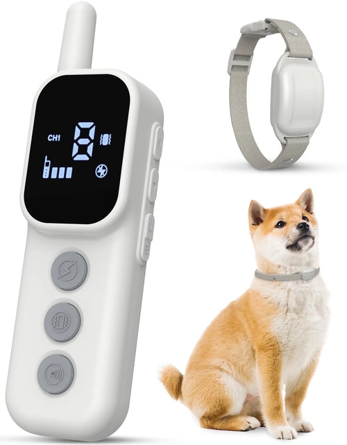 Load image into Gallery viewer, Dog Shock Collar, Dog Training Collar with Remote, Shock Collar for Dogs with Beep, Vibration, Safe Shock, Rechargeable Waterproof Dog Collar for Small Medium Large Dogs
