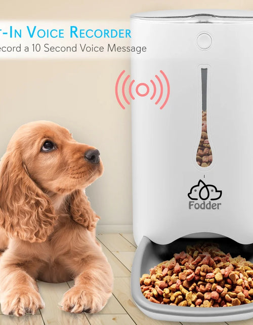 Load image into Gallery viewer, SLAPF30 - Smart Automatic Cat &amp; Dog Food Dispenser - Digital Pet Feeder with Voice Message Playback
